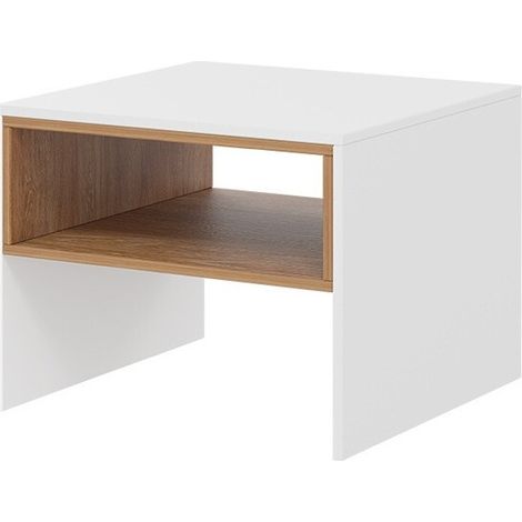 Mesa de centro Mavenoa 107 , 46x60x60cm, Diámetro: 0, Aglomerado laminado, Angular