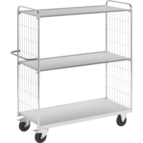 Kongamek, Chariot à tablettes polyvalent, avec 3 tablettes, (1/5)