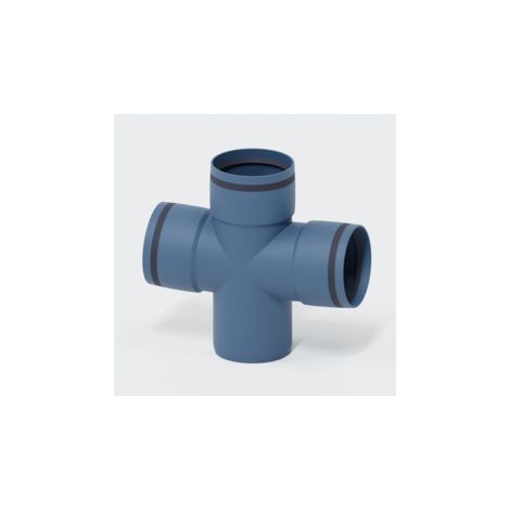 Poloplast POLO-KAL XS-Rohr PKXDA Abzweig Doppelabzweig 90/90/87,5° 102847