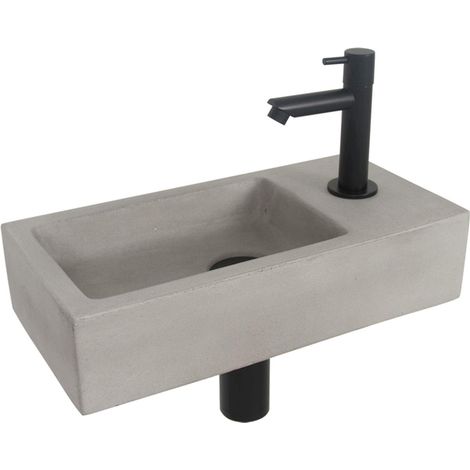 Differnz Lavabo Gris clair H27.5xl26.5xL45.5cm