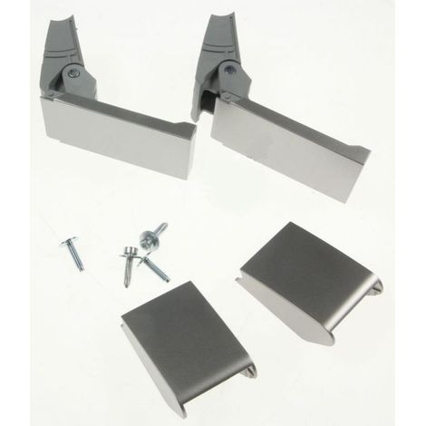 Liebherr – Kit de réparation de poignée inox pour réfrigérateur et congélateur – Pièce détachée compatible – Référence 9590190 – Argent – Largeur 100 cm