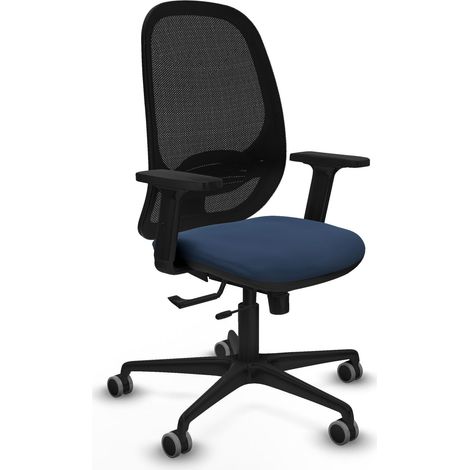 Silla de oficina piqueras y crespo Cilanco negro poliuretano (1/2)
