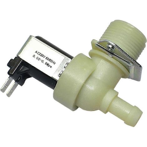 Électrovanne d'arrivée d'eau universelle pour machine à glaçons 25-26, AC220V, en plastique, 6 points, interrupteur de débit d'eau. (1/4)