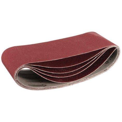 5er-Pack Schleifbänder 100 mm x 915 mm, Körnung 240 aus Aluminiumoxid – für Holzbearbeitung, Metallpolitur, Messerschleifer (1/5)