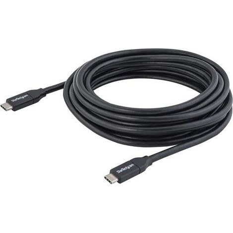 Cable USB-C de 4 metros con Capacidad para Entrega de Potencia (5A) - USB 2.0 - Certificado (1/2)
