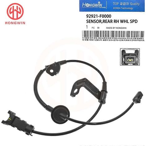 Capteur de vitesse de roue ABS avant et arrière pour Hyundai Tucson 2018-2020 et Kia Sportage 2016-2019 : références 95670-F8000, 95671-F800, 91920-F8000 et 91921-F8000 (arrière droit). (1/5)