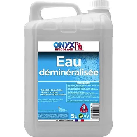 Agua desmineralizada neutra bidón de 5 litros - Onyx