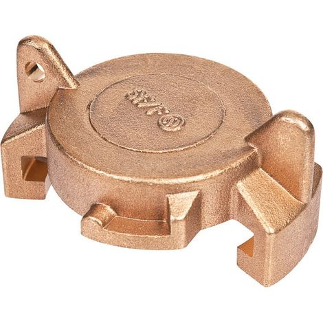 Tappo di collegamento rapido in ottone - Guarnizione NBR da 41 mm tra staffe