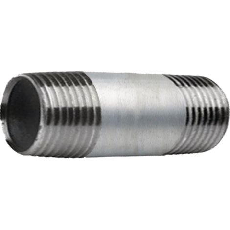 Raccord double galvanisé pour tuyaux 100 mm 3/4 DIN 2982