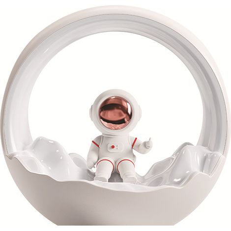 Nachtlicht für Jungen, trendige Astronauten-LED-Lampe mit 3 Farbtemperaturen, dimmbare Touch-Lampe mit 3 Einstellungen für Kinderzimmer, wiederaufladbares Weltraum-Nachtlicht, einzigartiges Geschenk f