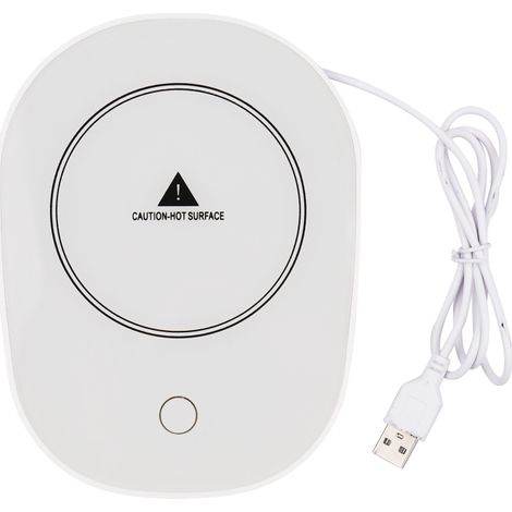Chauffe-tasse USB 55°C à capteur gravité – Arrêt automatique – Bureau/Maison – Idéal pour café/thé (1/5)