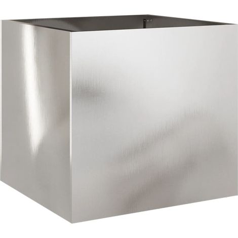 Maison Exclusive - Pflanzkübel Silbern 42x40x39 cm Edelstahl