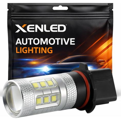 Ampoule 16 LED CREE 80W - P13W - Haut de Gamme - 12V Haute puissance - Blanc (1/5)