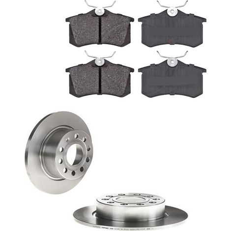 KIT FRENI POSTERIORI compatibile con VW GOLF V VARIANT (1K5) - DISCHI + PASTIGLIE OEM: P 85 020 , P 85 073 / 17520 , 17547 , 17628 /SOSTITUZIONE DIRETTA/BASSA POLVERE/SILENZIOSO (1/5)
