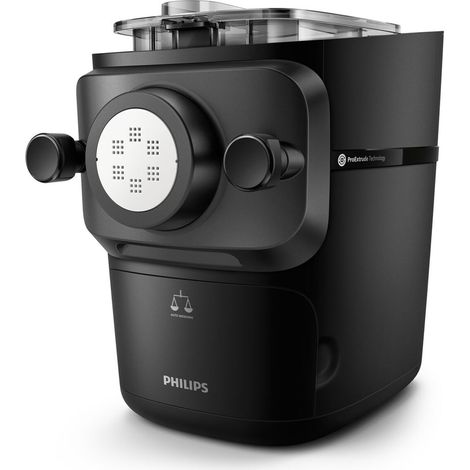 Máquina de pasta Philips Pastamaker serie 7000, moldes para espaguetis, lasañas y otros, 200 W, negro (HR2665/96) (1/5)