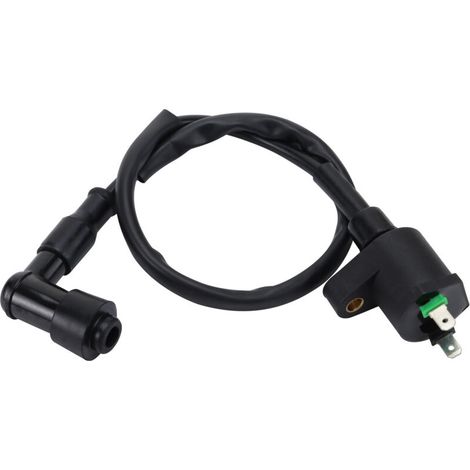 Bobine d'allumage coudée à 90 degrés compatible avec la plateforme moteur GY6 pour quads/karts/cyclomoteurs 50cc-150cc pièce de rechange pour modification du transformateur haute tension (1/5)