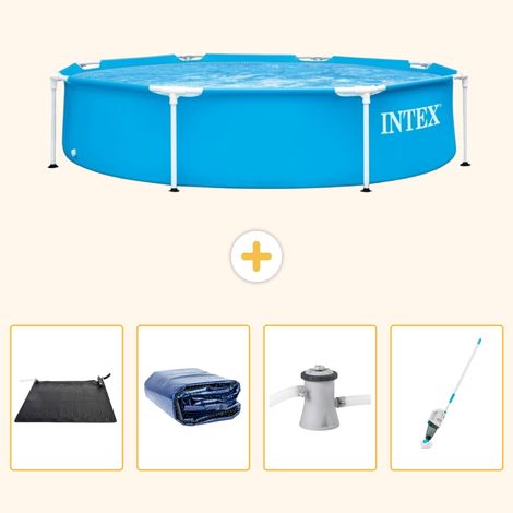 Intex Piscine Tubulaire Ronde - 244x51 cm - 5-pièces S82 (1/5)