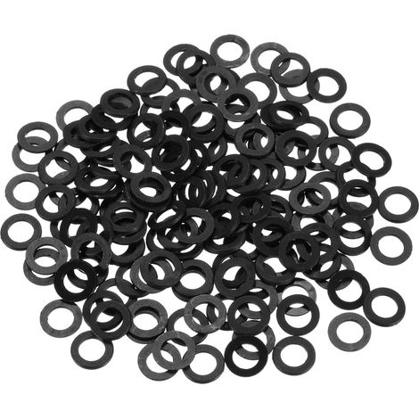 155Pcs Entretoise Plastique M6 Rondelle 6mm ID 10mm OD 1mm Épais (1/5)