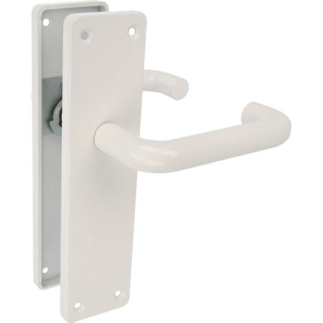 AMIG Ensemble sur plaque BDC aluminium AL3P 222 x 55 mm Aluminium Blanc (1/5)
