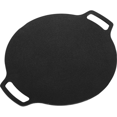 Poêle à griller coréenne ronde, revêtement antiadhésif 6 couches, 29 cm, pour une utilisation intérieure et extérieure. (1/5)