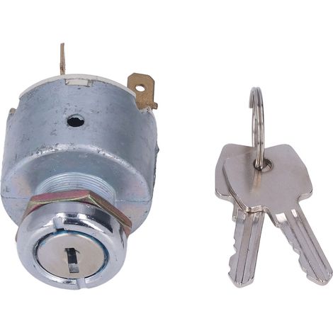 Interrupteur de démarrage universel 3 bornes 3 positions avec 2 clés DC 12V pour voiture camion (1/5)