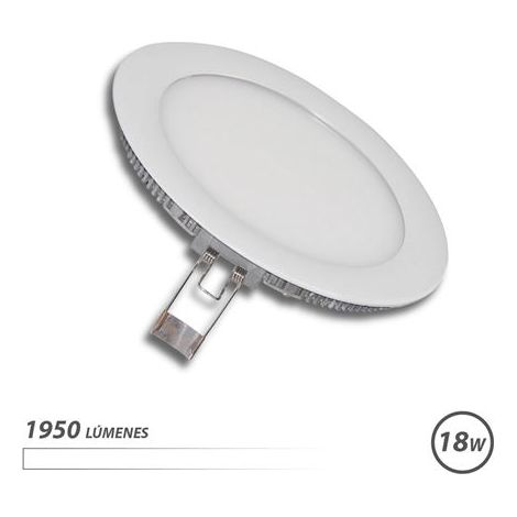 Elbat downlight empotrar ultraplano led luz blanca 18w 1950lm