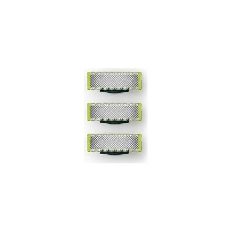 Trimec – 3 lames de rechange pour rasoir Philips Oneblade – Remplacement tous les 4 mois – Technologie OneBlade 200 coups/seconde – Compatible avec tous les modèles
