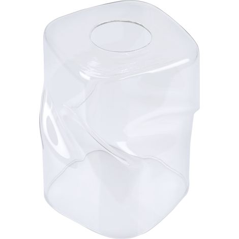 Pantalla de lámpara incolora de 10 cm (1/4)