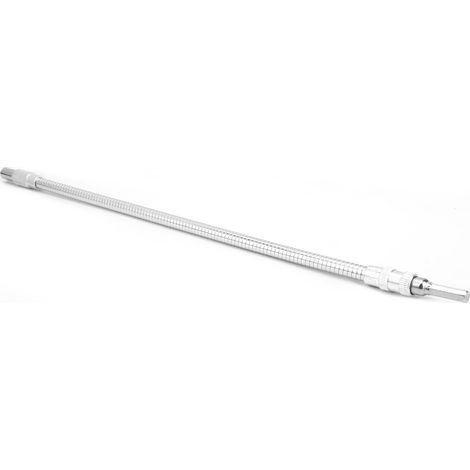 Flexibler Bithalter aus Metall, universell einsetzbar, mit Ladefunktion für elektrische Bohrmaschinen, Biegeverlängerungsstange 400 mm (1/5)