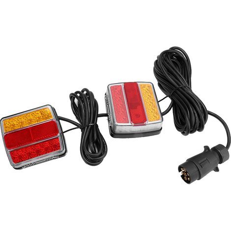 LED-Rücklicht, rot und gelb blinkendes Sicherheitswarnlicht für LKW und Anhänger (1/5)