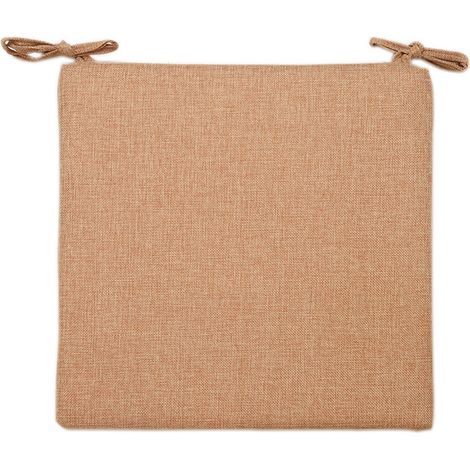 Coussin De Siege En Metal - Sangle De Fixation Et Fond Antidérapant En Silicone - Pour Chaises De Cuisine Bureau Et Bar - 1 Pièce (1/5)