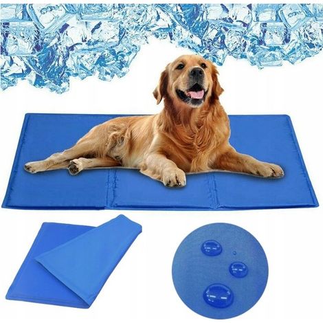 Tapis rafraîchissant pour chiens et chats, grand format, épais, qualité supérieure, 2 kg, format lit, 90 x 50 cm (1/5)