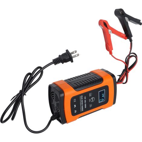 FBC1205D 5A 12V Car Smart Battery Charger with LCD Digital Display (Plug Voltage AC 100V-240V) US Standard (1/5)