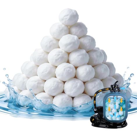 Filter Balls 1400 g Balles filtrantes pour système de filtration à sable de piscine (1/5)