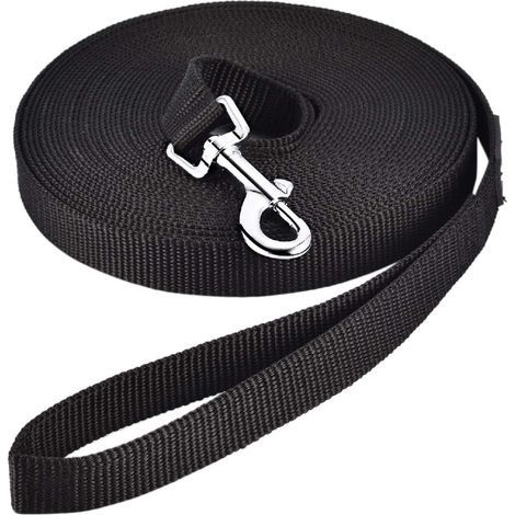 Laisse pour Chien , Laisse de Dressage Chien avec Poignée Longe Chien Longue Sangle en Nylon Mains Libre pour Petits à Grands Chiens Animal de (1/5)