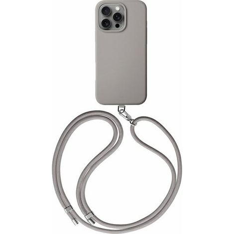 UNIQ Coehl Creme iPhone 16 Pro 6,3" Magnetische Ladehülle grau/taupe (1/5)