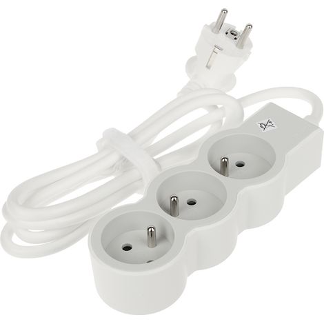 Bloc 3 Prises Standard 1,5m Multiprise 3 Prises Avec Câble Legrand 1,5m - Legrand (1/3)