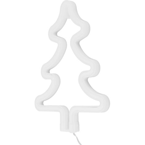 LED-Weihnachtsbaum-Lichterkette, bunte Neonlichter, Wanddekoration für Wohnzimmer, Schlafzimmer, Jahresabschlussfeier, festliche Atmosphäre. (1/5)