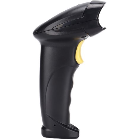 Lecteur de codes-barres CCD à lumière rouge 1D, vitesse de 200 lectures/s, filaire USB, portable, antichoc, automatique, pour magasin