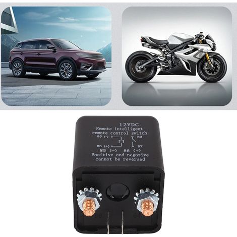 12V-Kfz-Relais mit doppeltem drahtlosen Netzschalter für 200A-Autobatterien (1/5)
