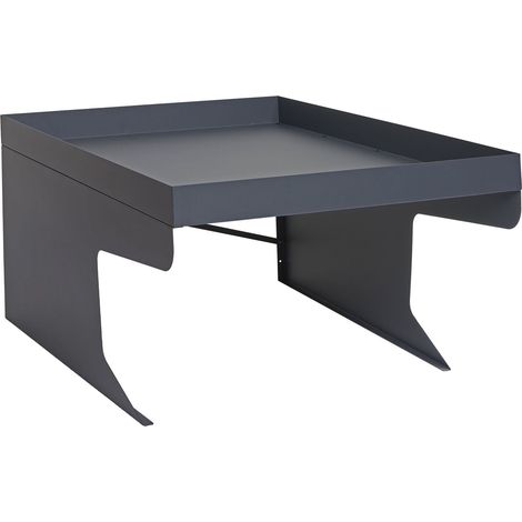 XL Mähroboter-Garage mit Pflanzkasten HHG-823, Dach Unterstand für Rasenmäher, Metall 47x70x100cm anthrazit (1/5)