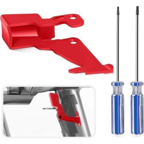 SYACHI Interrupteur à Gâchette en Métal pour Aspirateur Dyson V10 V11 avec Outils Tournevis, Bouton De Déclenchement Renforcé pour Aspirateur, Outil de Réparation de Bouton D'alimentation Amélioré (1/5)