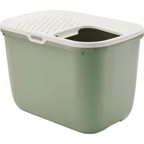 Nobby Katzentoilette Hop In botanik grün 58,5 x 39 x 39,5 cm