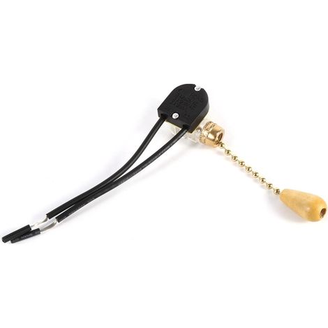 Juego de 4 interruptores universales de cadena para ventiladores de techo, lámparas o apliques de pared (250V/125V). (1/5)
