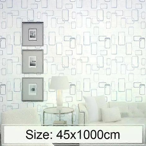 Papier peint autocollant imitation brique 3D - Rouleau imperméable pour chambre et salon, 45 x 1000 cm (1/4)