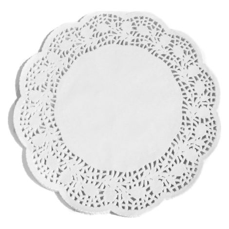 Servilletas decorativas (T) 14 cm blancas, 100 unidades, 1 paquete