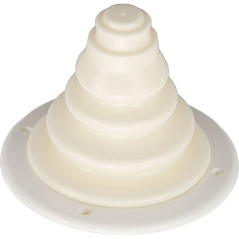 Starre 105-mm-Rumpfdurchführung für Bootssteuerkabel, Motorkabelhalterung, weiße wasserdichte Dichtung für Yachten, Boote, Wohnmobile, Marine. (1/5)