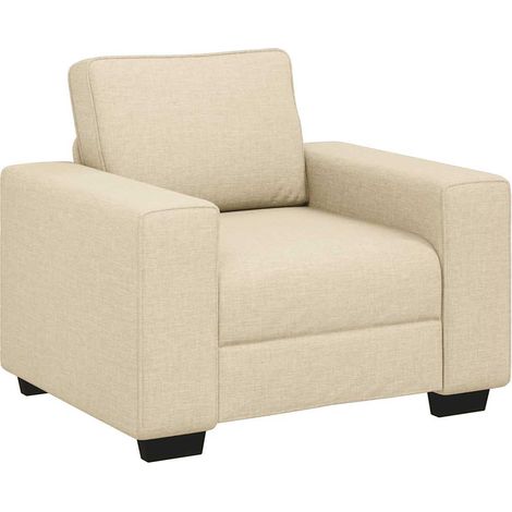 Maison Exclusive - Poltrona Crema 100x77x82 cm in Tessuto
