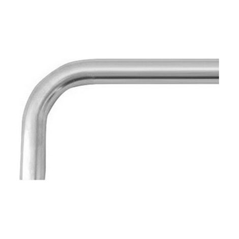 CANOTTO CURVA 90° IN OTTONE CROMO D.32- 200X300 mm