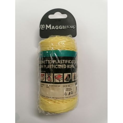 MAGGI - CORDONETTO PLASTIFICATO IN PVC GIALLO 1,3mm X 150gr